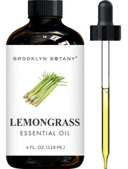 Brooklyn Botany botella frontal de lemongrass protegiendo aroma