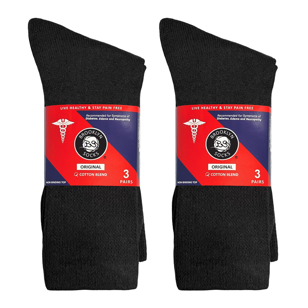 Brooklyn Socks comparación en una mano para visualizar la talla 10-13 y facilidad de ajuste
