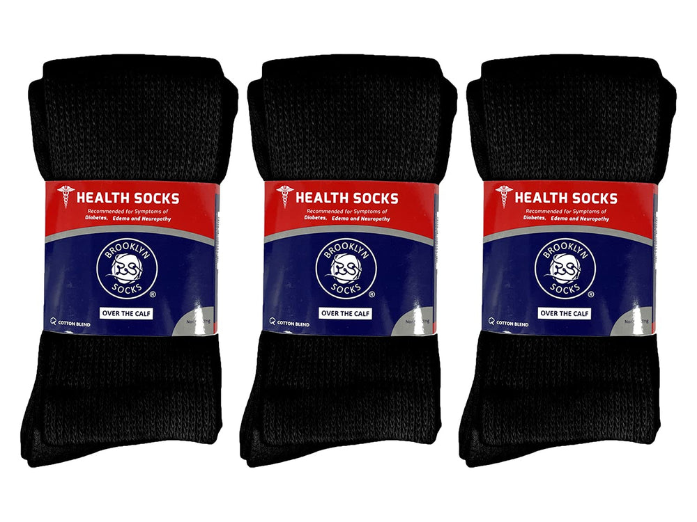 Brooklyn Socks comparación de tamaño y largo sobre la pantorrilla