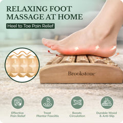 Brookstone base antideslizante proporcionando estabilidad segura