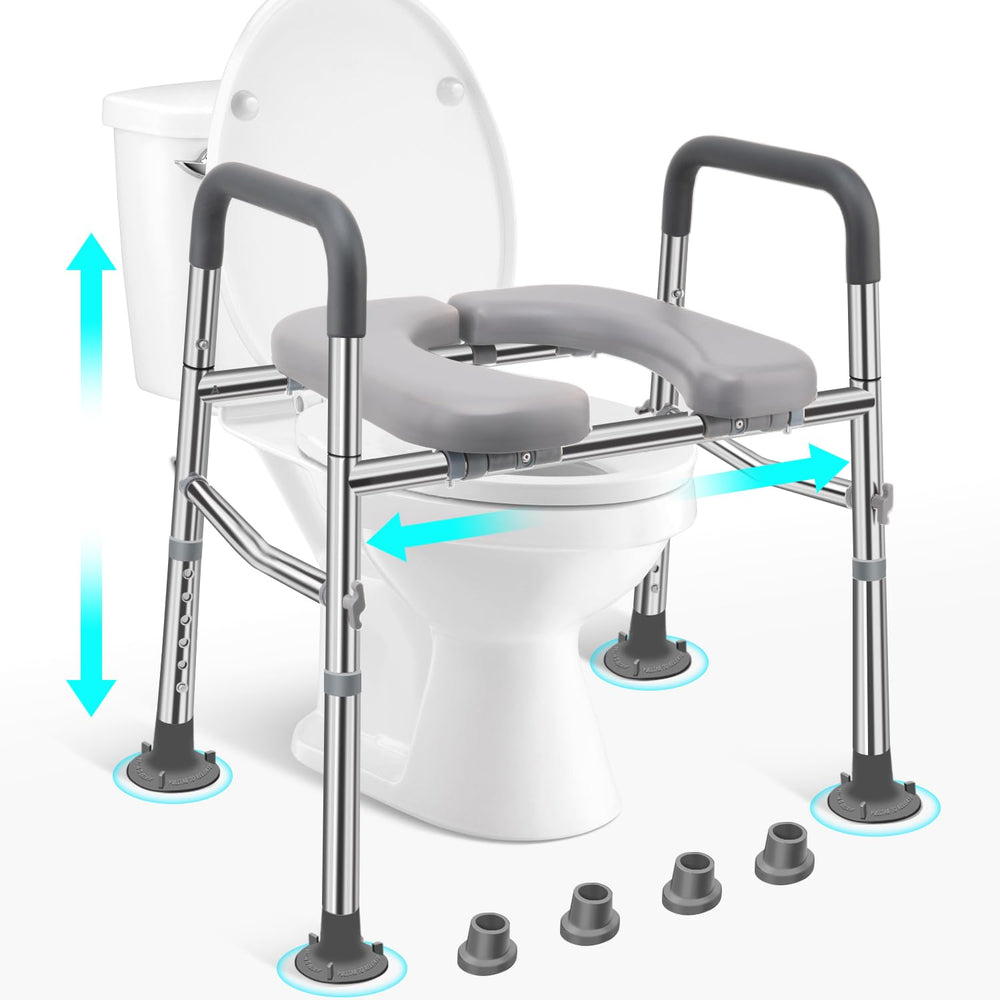 Brosive asiento elevado frontal mostrando estabilidad y soporte