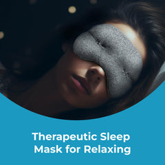 Brownmed: mascarilla ocular con enfriamiento flexible para tensión ocular diaria.