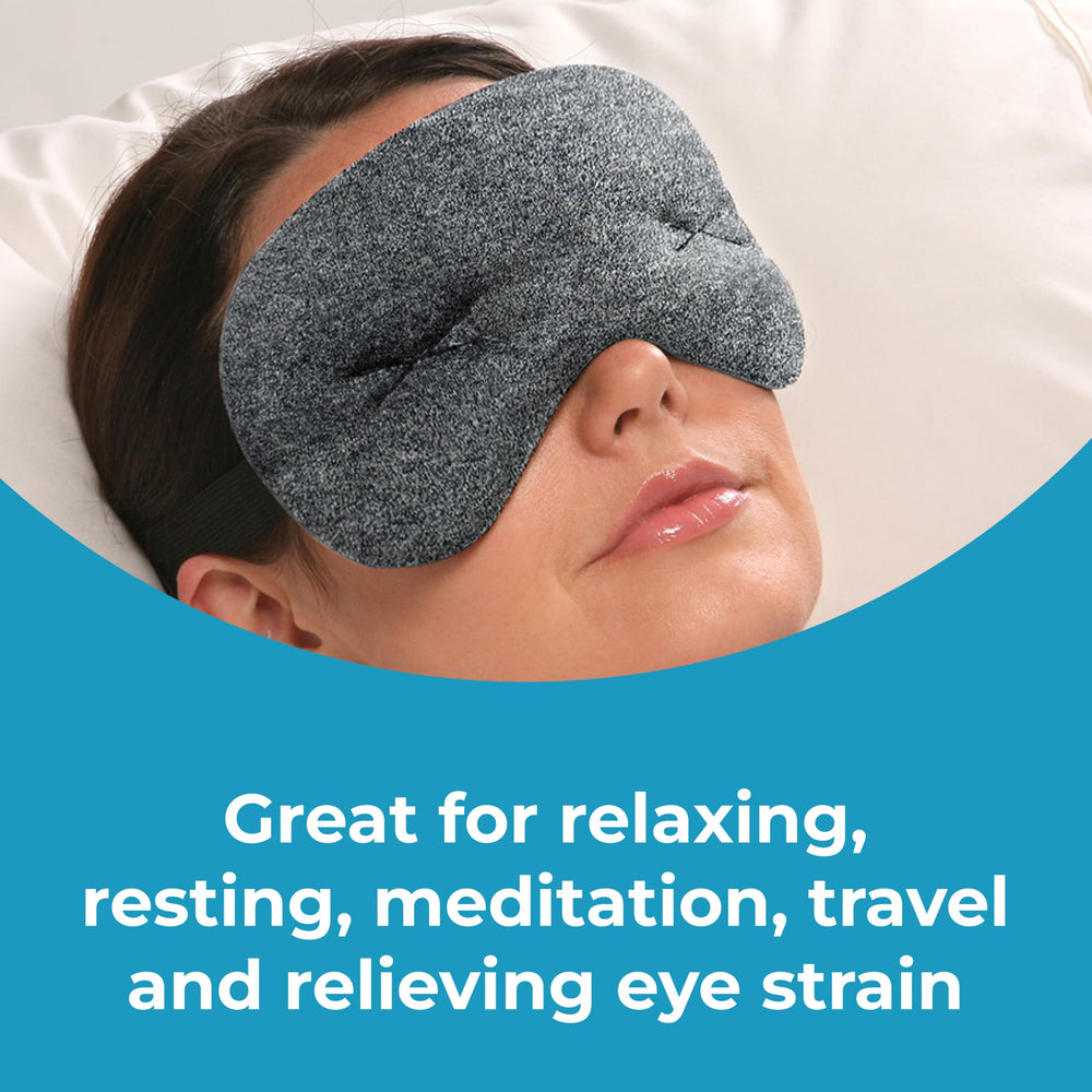 Brownmed: mascarilla ocular para relajación en casa y momentos de descanso.