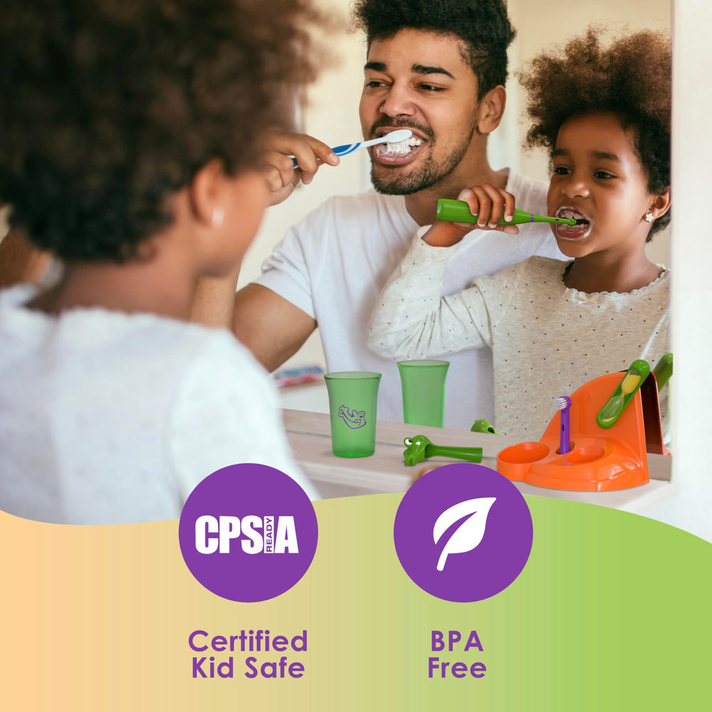 Brusheez vaso de enjuague y temporizador de 2 minutos incluido