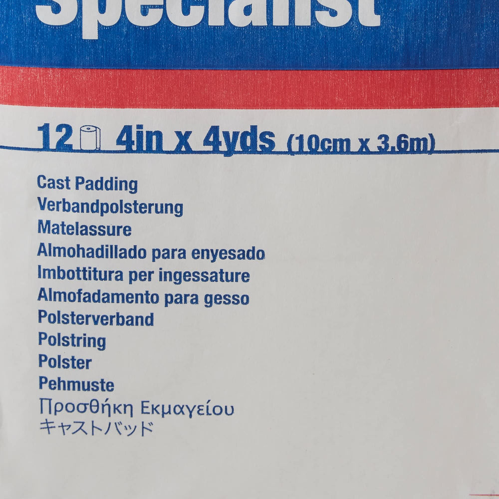 BSN comparación de tamaño con regla para visualizar 4 pulgadas por 4 yardas
