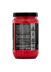 Escena de gimnasio con BSN Amino X en la taquilla, sugiere uso práctico antes y después del entrenamiento