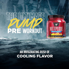 BSN bebida mezclada en vaso antes del entrenamiento para energía inmediata