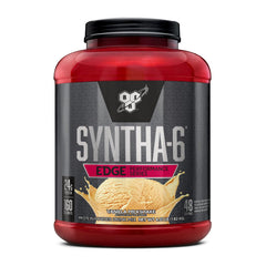 BSN batido Syntha-6 Edge en vaso listo para consumo y recuperación