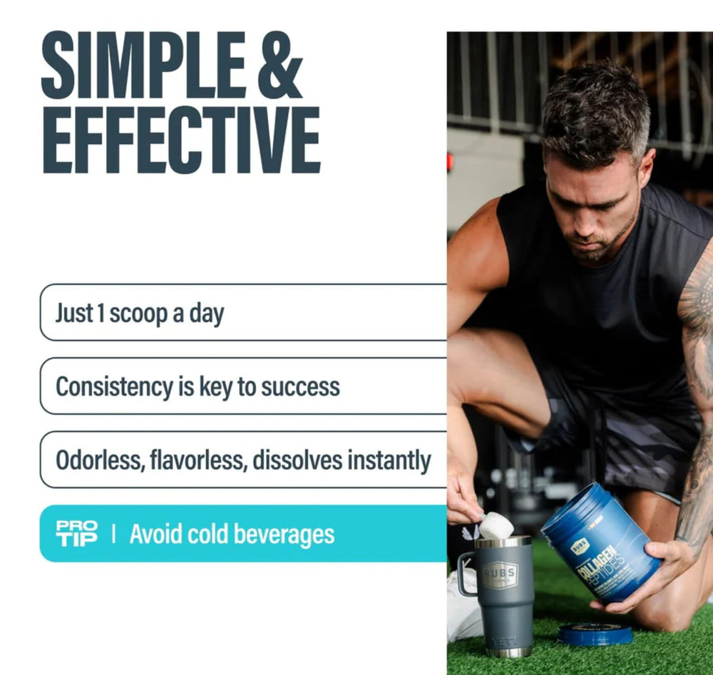 BUBS Naturals envase sobre mesa de cocina, uso diario integrado