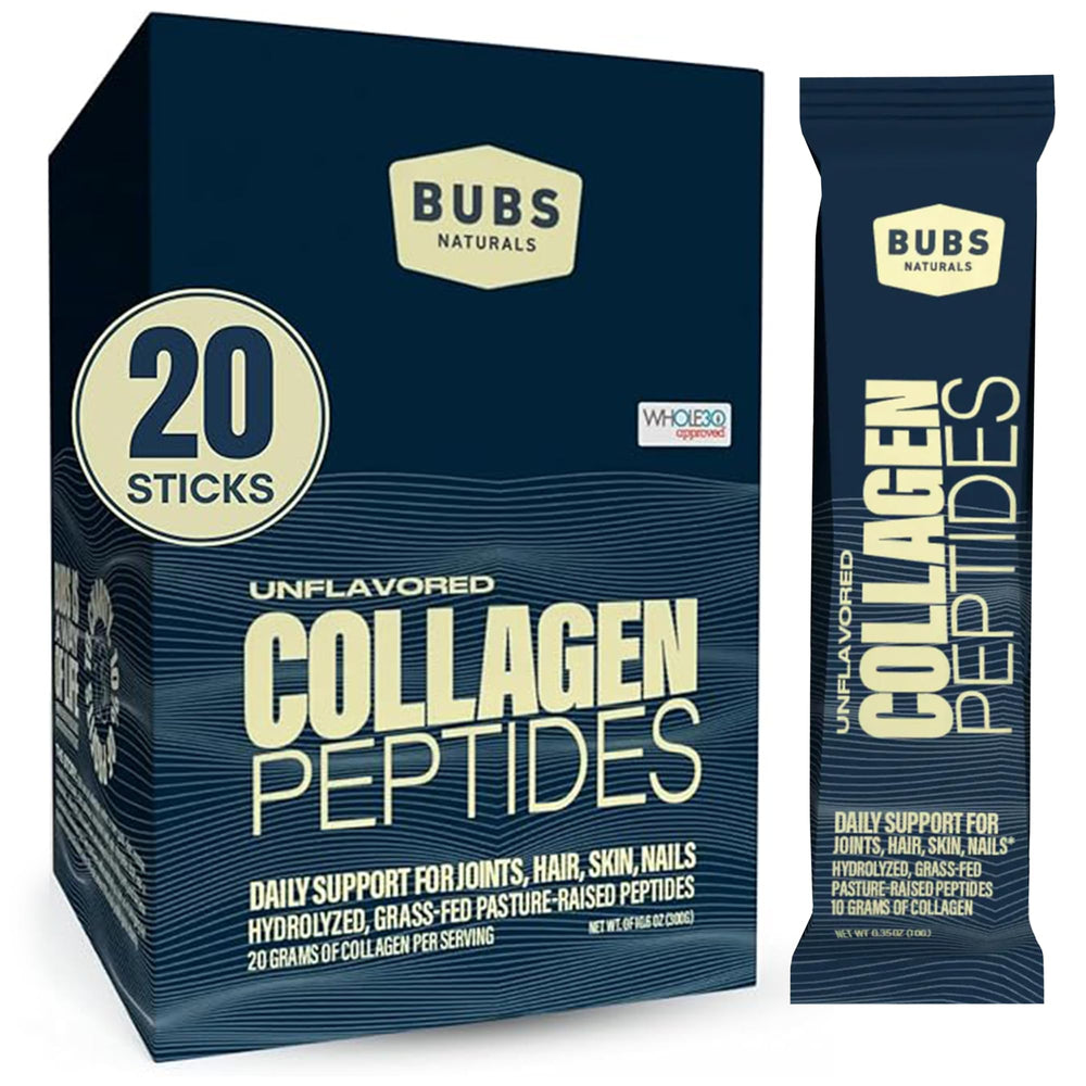 BUBS Naturals paquete frontal de sticks, práctico y fácil de llevar