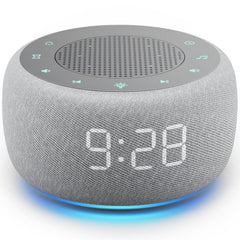 BUFFBEE vista frontal del reloj con pantalla regulable y beneficio de control fácil