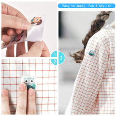 BuggyBands parches en ropa con diseños de animales, beneficio atractivo para niños