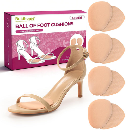 bukihome empaque frontal mostrando 4 pares y beneficios de confort