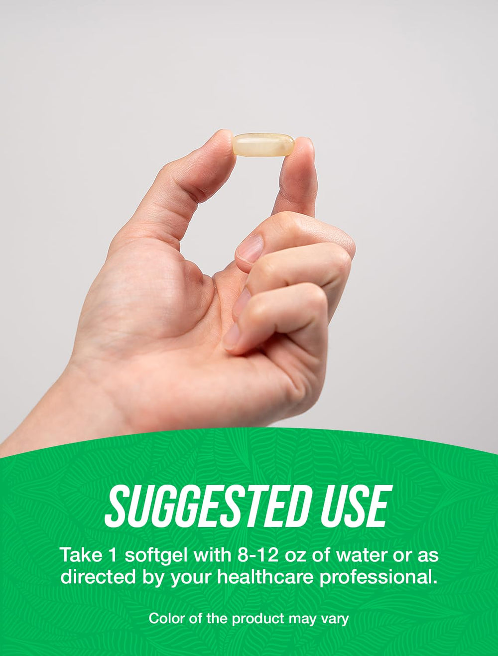 BulkSupplements envase práctico de aceite de calabaza para uso en casa, trabajo o viaje.