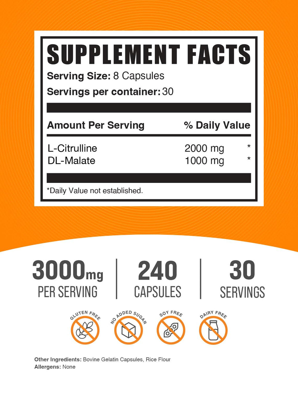 BulkSupplements primer plano de cápsula mostrando textura y pureza