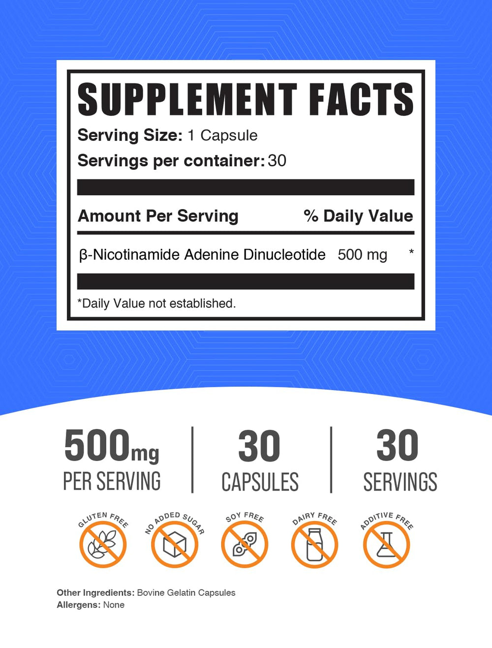 BulkSupplements primer plano de la cápsula que revela textura y pureza