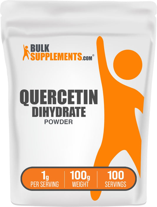BulkSupplements Quercetina Dihidratada en polvo para batidos.