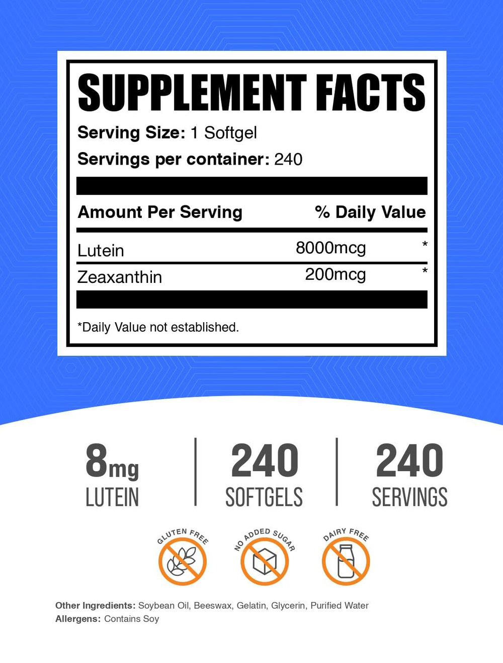 BulkSupplements primer plano de textura de softgel que destaca facilidad de deglución