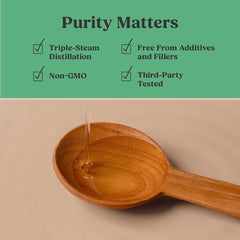 Proceso de distilación triple para mayor pureza del aceite MCT.