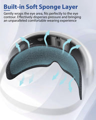 Burrki máscara plegada en su bolsa de transporte lista para llevar de viaje