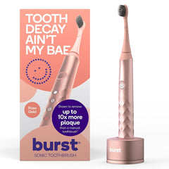 Burst cepillo frontal rose gold mostrando diseño elegante y ergonomía