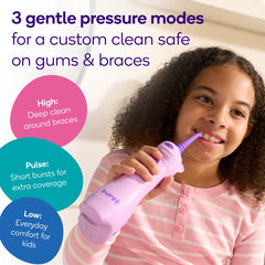 BURST junto a cepillo para comparar tamaño y ergonomía infantil