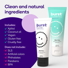 Tubo Burst abierto enfatizando material reciclable libre de BPA