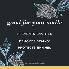 Burt's Bees detalle del tubo y textura de la pasta que facilita limpieza