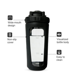 BYLWORKOUT vidrio borosilicato resistente sin olores ni manchas
