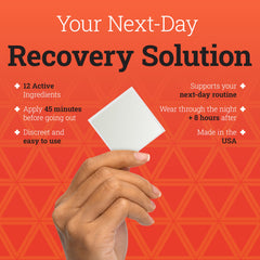 Bytox parche junto a moneda para comparar tamaño y portabilidad