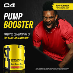 C4 bebida preparada en vaso, pre-entrenamiento listo para usar