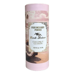 Camille Beckman envase frontal de Coconut Clouds muestra diseño y volumen 4 oz, ideal para llevar