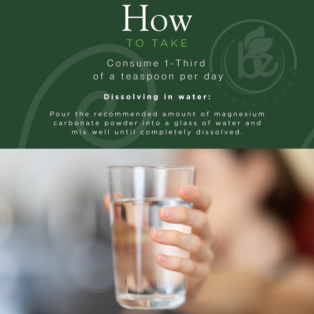 Generic carbonato de magnesio empaque abierto mostrando cubos individuales listos para usar