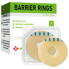 CARBOU anillo barrera frontal mostrando forma y tamaño para sellado confiable