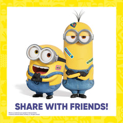 Detalle de los Minions en las curitas CARE BAND que alegran al niño