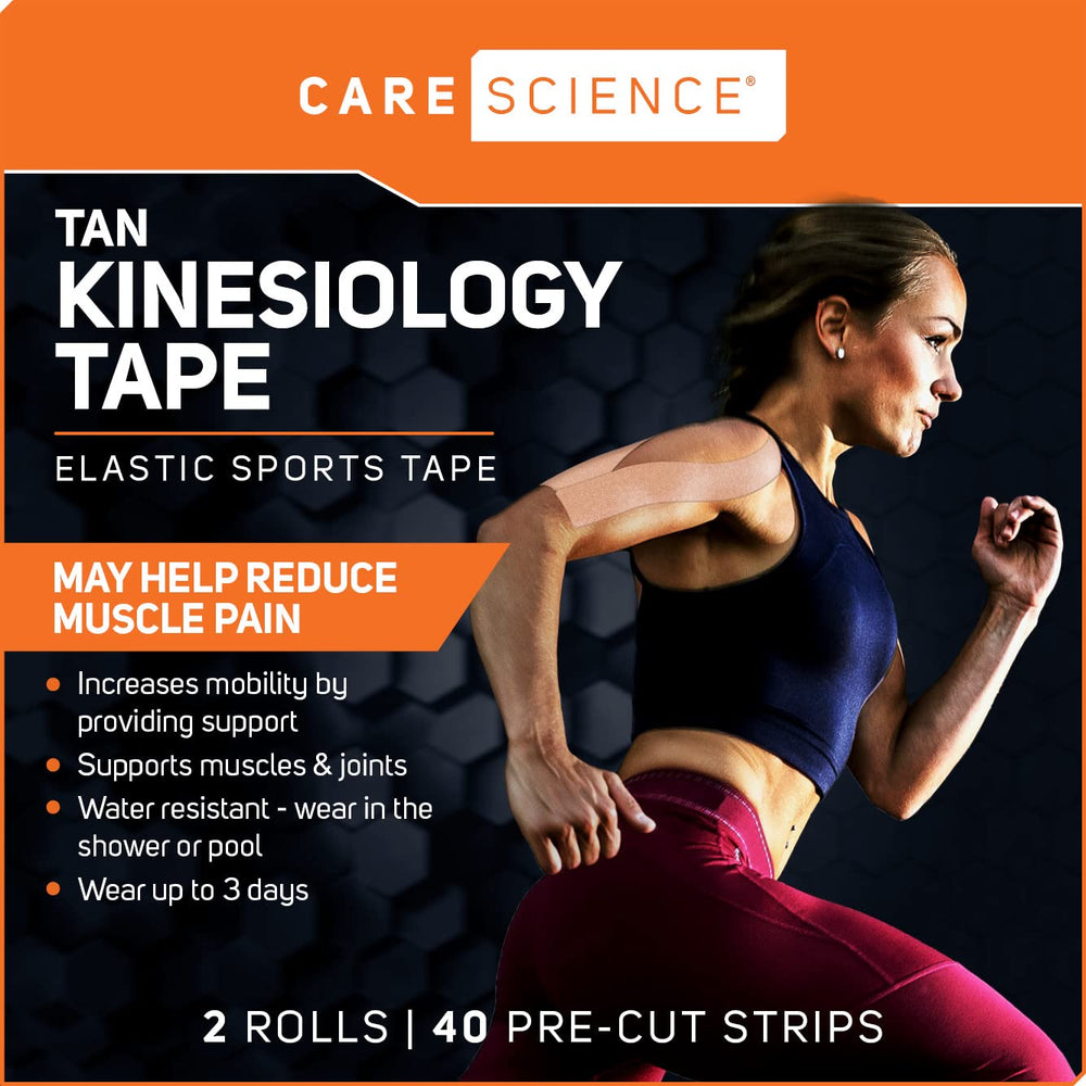 Care Science aplicación en brazo de deportista para soporte y movilidad