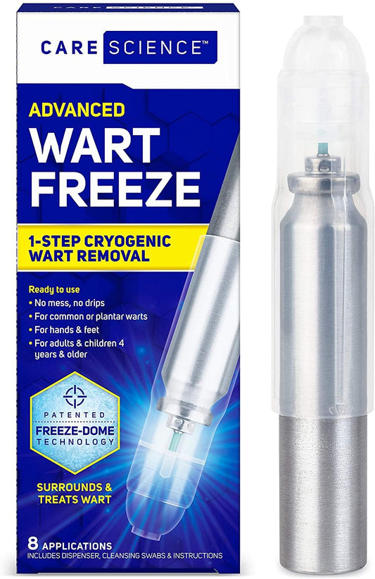 Care Science frente del envase mostrando marca y cantidad de usos, confianza visual