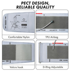 CARELIVING primer plano del velcro y nylon para confort y durabilidad