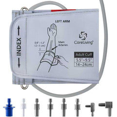 CARELIVING manguito frontal mostrando diseño y ajuste cómodo