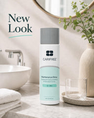 CariFree detalle de líquido menta sin alcohol resaltando textura ligera