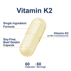 Etiqueta Carlson con ingredientes y concentración de 5 mg visible