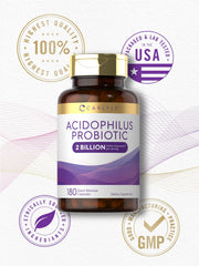 Carlyle Acidophilus: envase práctico, ideal para casa o viaje.