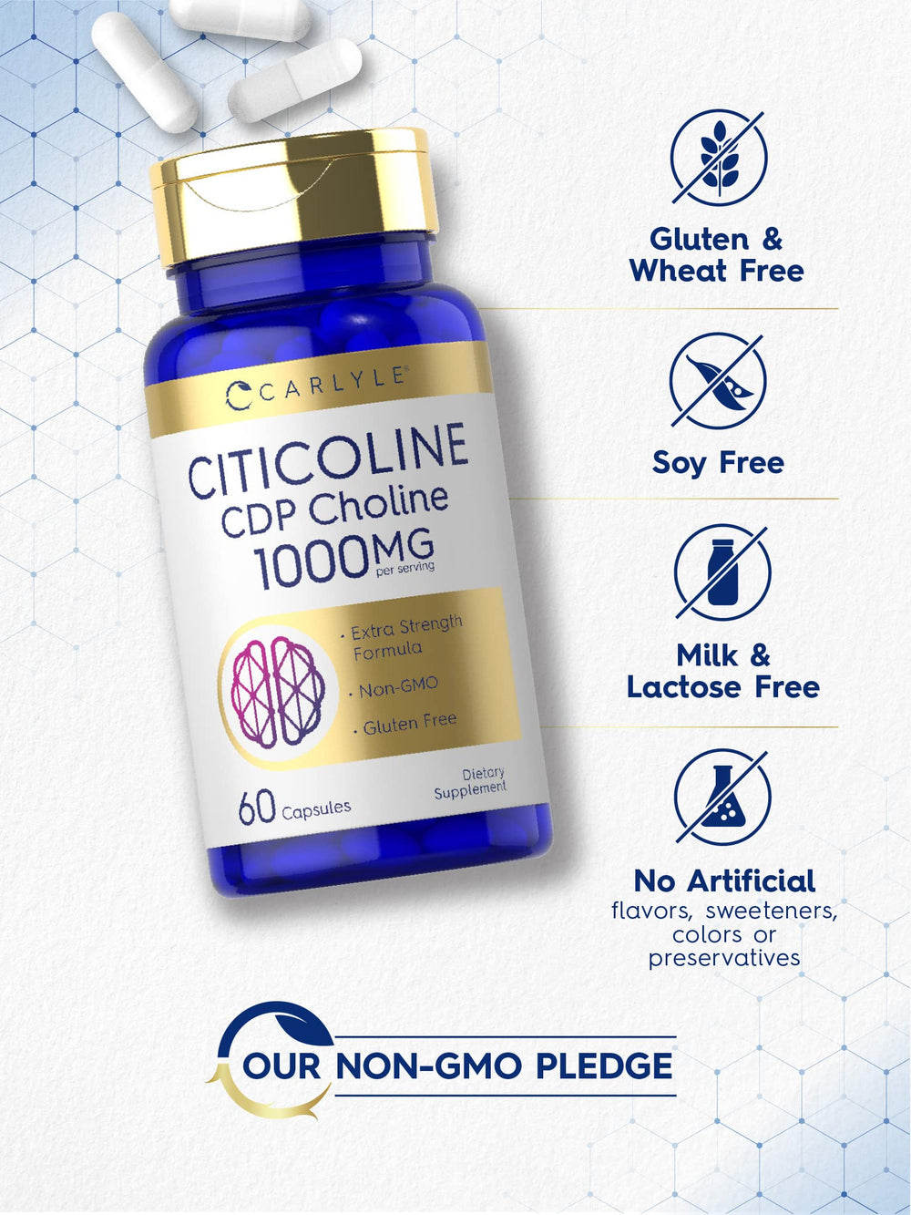 Carlyle etiqueta con información nutricional clara y transparente