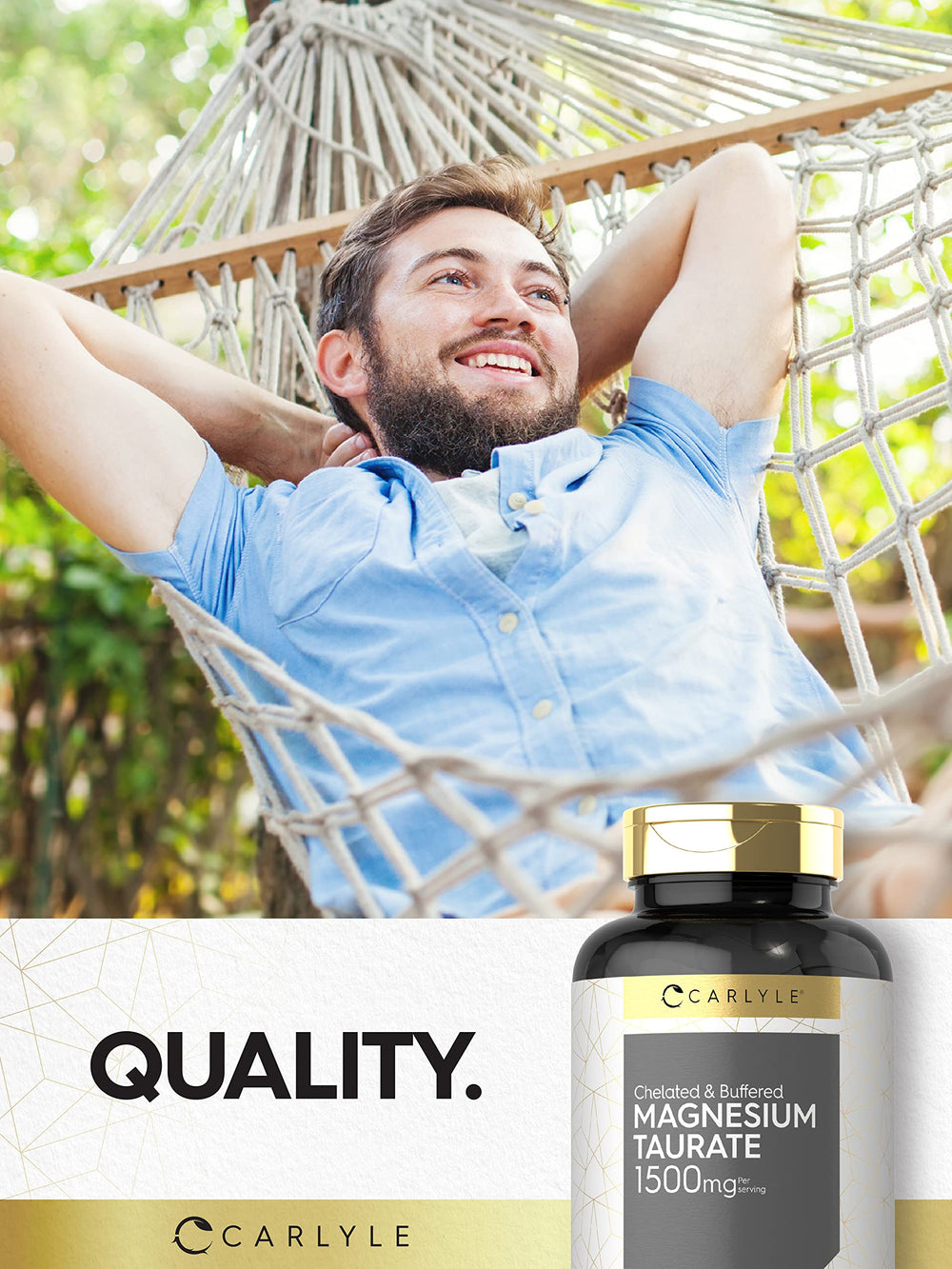 Carlyle etiqueta nutricional mostrando ingredientes y control de calidad