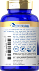 Carlyle etiqueta nutricional legible con detalles de vitaminas y transparencia en ingredientes