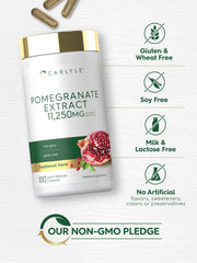 Carlyle etiqueta con datos del producto mostrando ingredientes y control de calidad