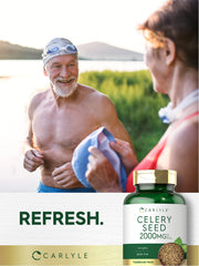 Cartón de empaque Carlyle con indicaciones de consumo.