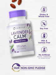 Carlyle etiqueta nutricional ilustrando ingredientes y 80 mg