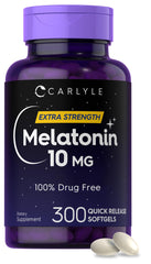 Carlyle frasco frontal mostrando 300 softgels y etiqueta clara beneficio facilidad