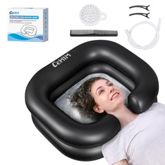 Cehim cuenca inflable frontal mostrando forma y color negro para menor visibilidad de manchas